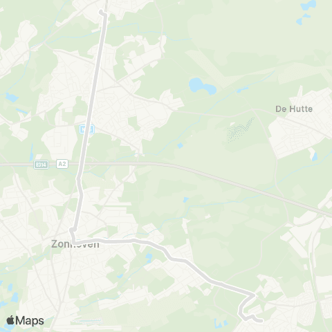 De Lijn Boxberg - Helchteren map