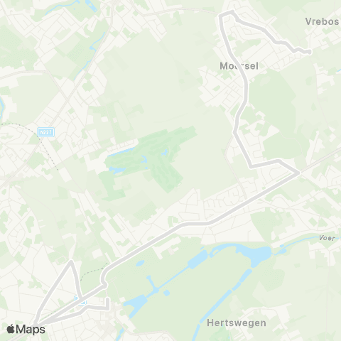 De Lijn Moorsel - Tervuren map