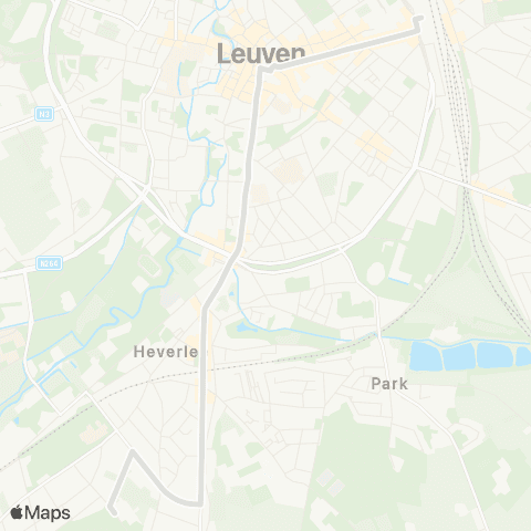 De Lijn Heverlee Woudlucht - Leuven map