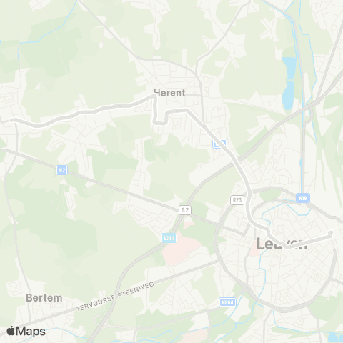 De Lijn Veltem-Beisem - Herent - Leuven map