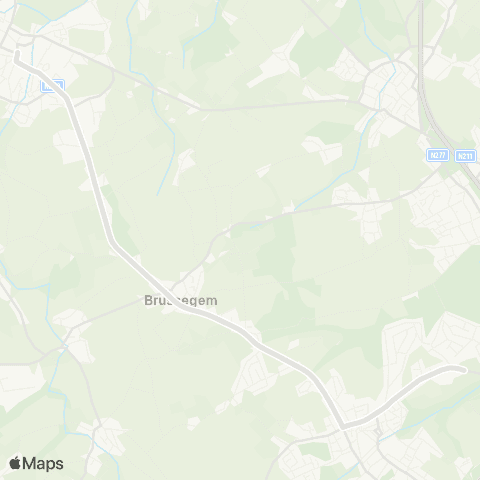 De Lijn Wemmel Campus - Brussegem - Merchtem map