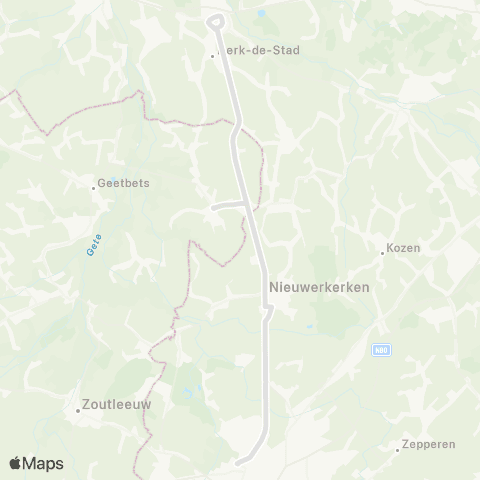 De Lijn Sint-Truiden - Herk-de-Stad map