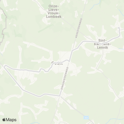 De Lijn Gooik - SGI Lennik map