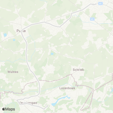 De Lijn Heist - Putte - Keerbergen scholen map
