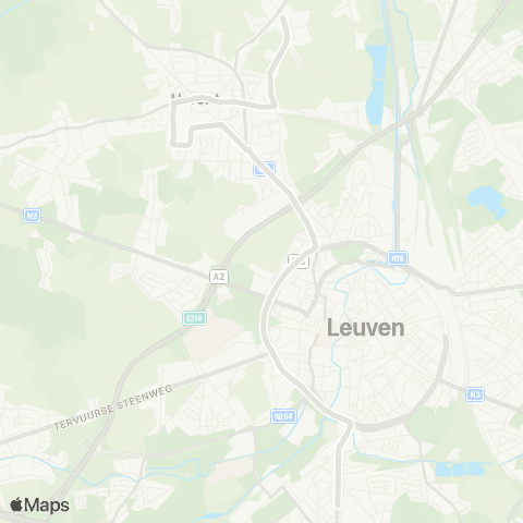 De Lijn Herent - Heverlee Heilig Hart map