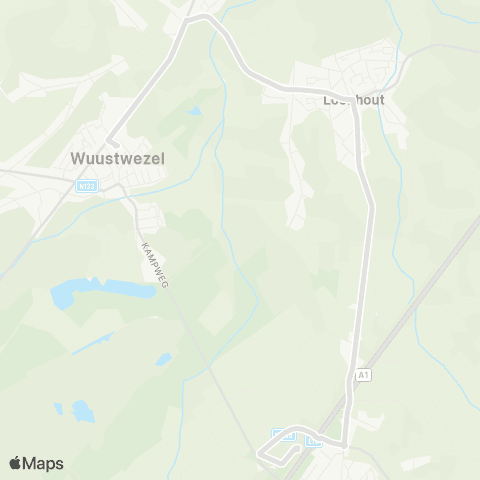 De Lijn Brecht - Loenhout map