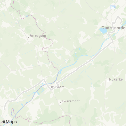 De Lijn Oudenaarde - Melden - Berchem - Kerkhove - Avelgem map
