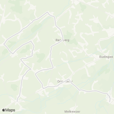 De Lijn Oplinter - Kersbeek - Neerlinter - Zoutleeuw map