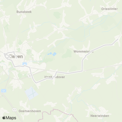 De Lijn Linter - Tienen map