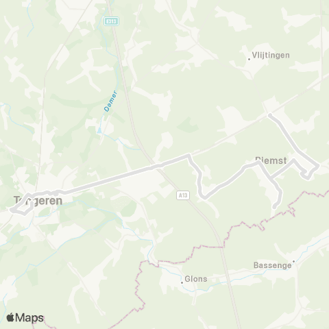 De Lijn Riemst - Tongeren map