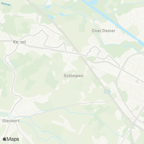 De Lijn Hasselt - Kuringen - Kermt - Stevoort map