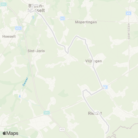 De Lijn Val-Meer - Bilzen map
