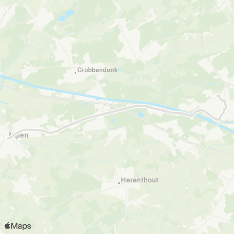 De Lijn Nijlen - Bouwel - Herentals map
