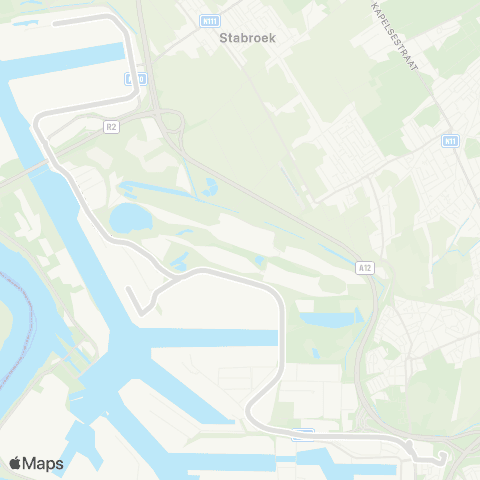 De Lijn Station Noorderdokken - Noorderlaan - Bevrijdingsdok map