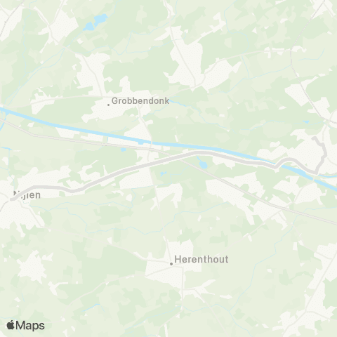 De Lijn Nijlen - Bouwel - Herentals map