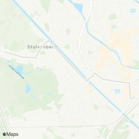 De Lijn Station - Busleyden 135-DB map