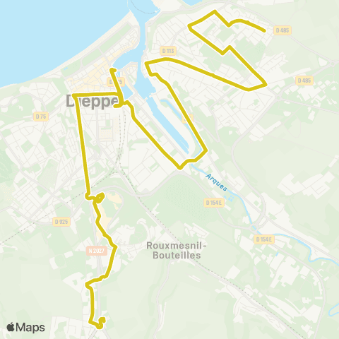 Deepmob Clinique Mégival - Caravelle map