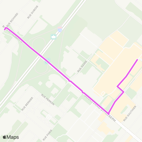 Ville de Drummondville  map