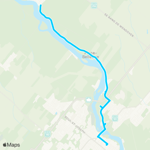 Ville de Drummondville Terminus Urbain - Terminus Urbain map