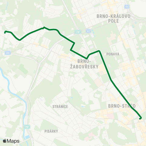 DPMB ŽabovřEsky, Vychodilova - Česká map