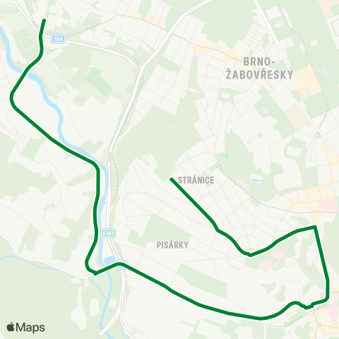 DPMB Masarykova Čtvrť, Barvičova - Mendlovo NáměStí map