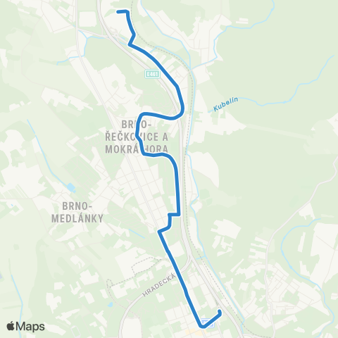 DPMB Ivanovice, Globus - Semilasso map