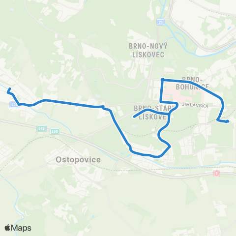 DPMB Bosonohy - Bohunice, Ukrajinská map