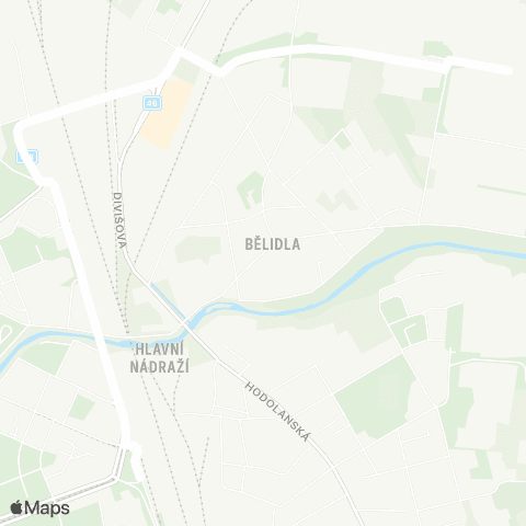 DPMO Hlavní Nádraží - Panelárna map