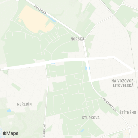 DPMO Nádraží Město - Neředín,Kremat. map