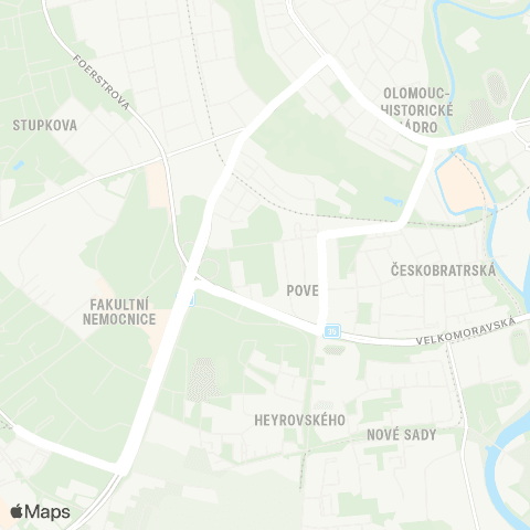 DPMO Tržnice, Plocha - Nová Ulice map