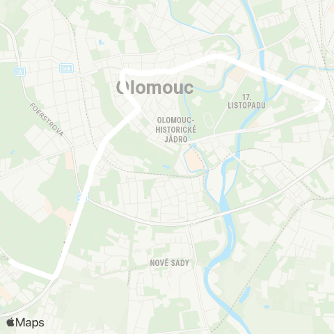 DPMO Nová Ulice - Náměstí Hrdinů map