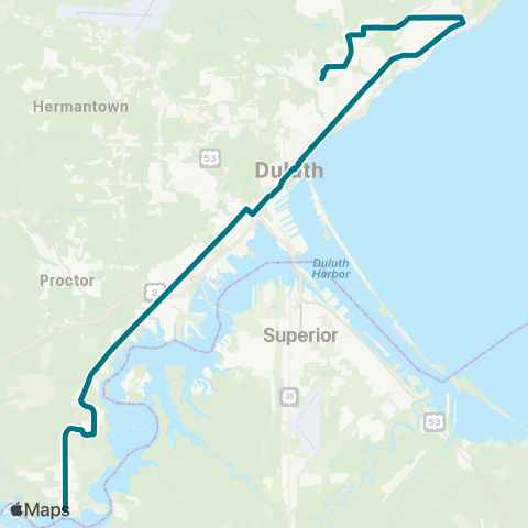 DTA New Duluth-DTC-UMD map