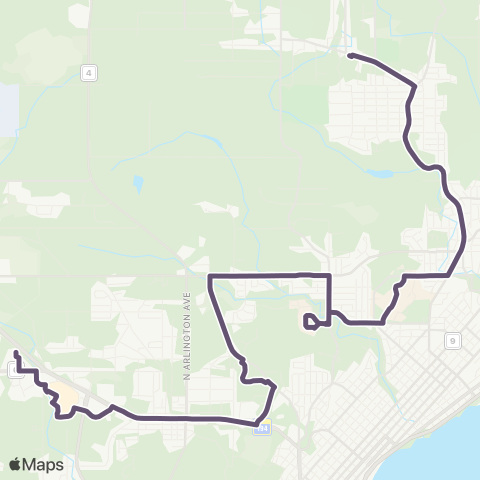 DTA Woodland-UMD-Mall map