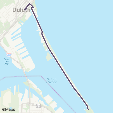 DTA Park Point-DTC map
