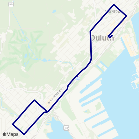 DTA Warming Shelter Shuttle map