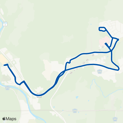 Durango Transit Mercy / Three Springs map