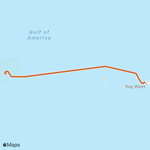 Yankee Freedom Dry Tortugas National Park Ferry map