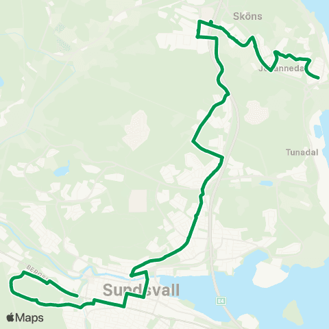 Din Tur  map