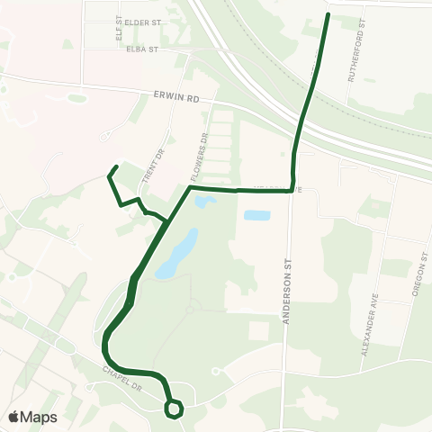 Duke Transit H1: Remote Lots to DMP map