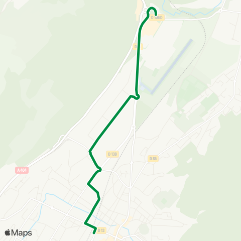 Duobus Ligne 3 Gare SNCF <> Point B map