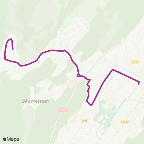 Duobus Ligne Zio Gare SNCF <> Zone industrielle O. map