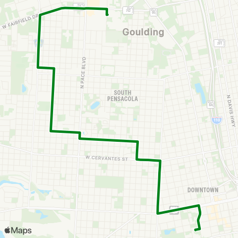ECAT Brownsville / North Hill map