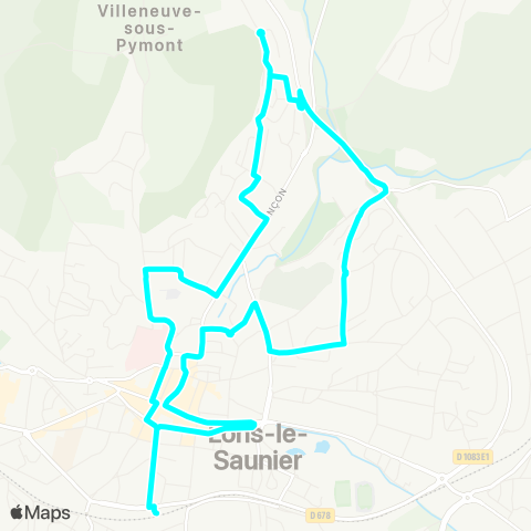 ECLA Mobilités Gare SNCF - Lycée Jean-Michel map