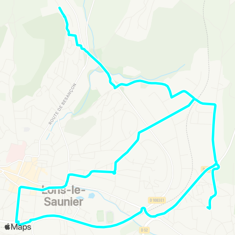 ECLA Mobilités Perrigny - Gare SNCF - Z.I Perrigny map