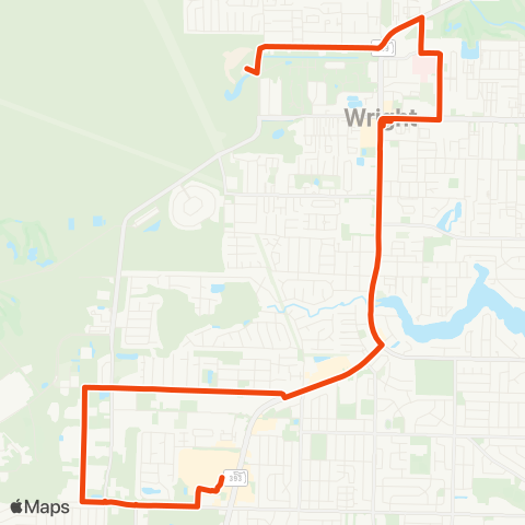 EC Rider Fort Walton Beach map