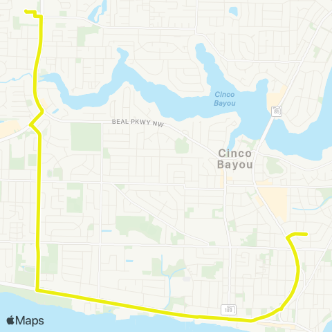 EC Rider Fort Walton Beach map