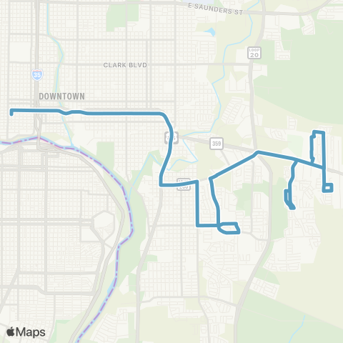 El Metro Santo Niño / Larga Vista map