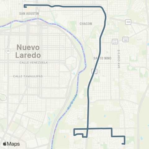 El Metro Los Angeles / Sierra Vista map