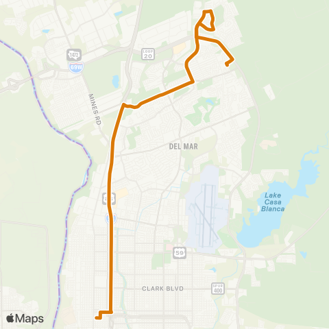 El Metro Shiloh Express map