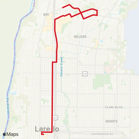 El Metro San Bernardo / Social Security map